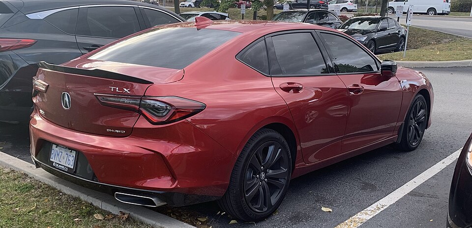 2021 Acura TLX red