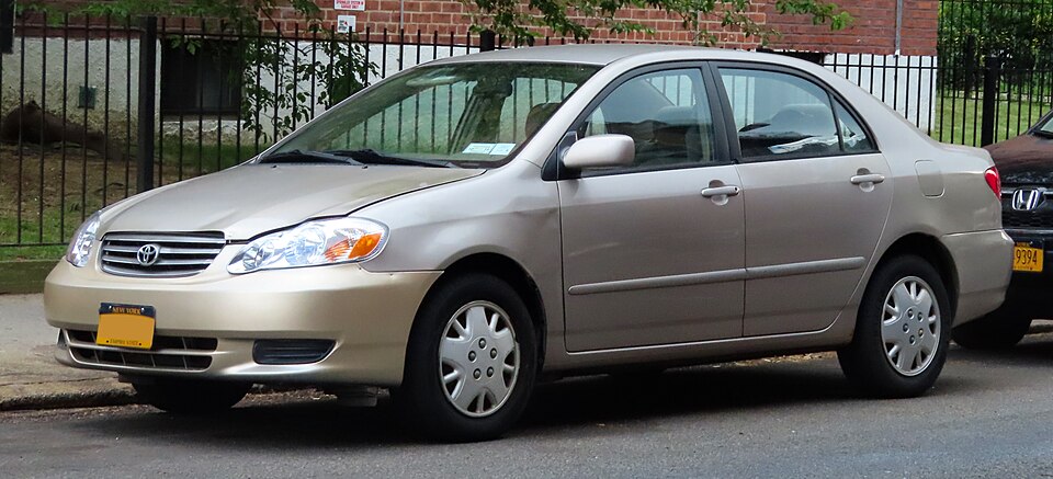 2003 Toyota Corolla CE, front 7.6.19