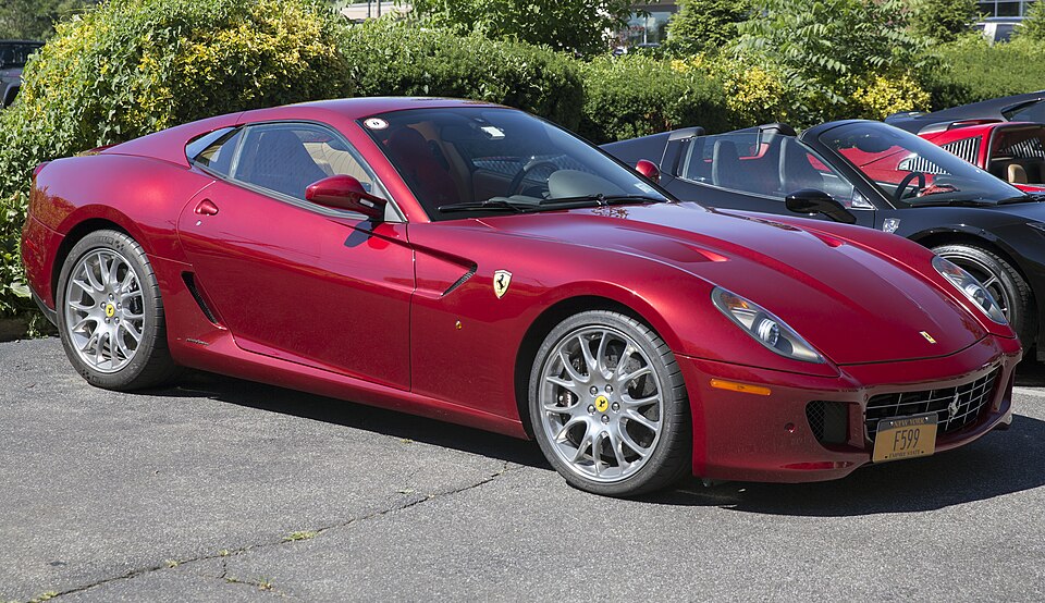 2009 Ferrari 599 GTB Fiorano F1, Rosso Fiorano - front right