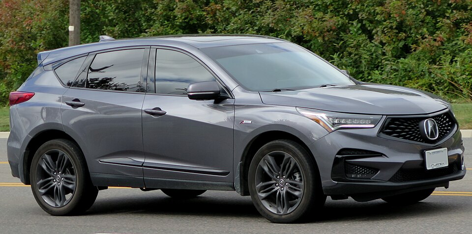 2019 Acura RDX A-Spec in Modern Steel Metallic, Front Right, 09-27-2022