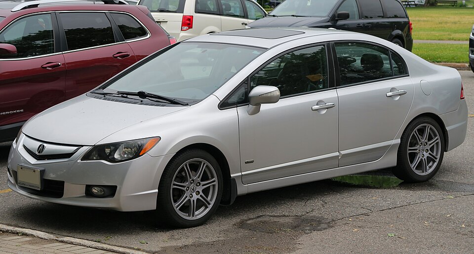 2011 Acura CSX i-Tech in Alabaster Silver Metallic, front left, 2025-06-21
