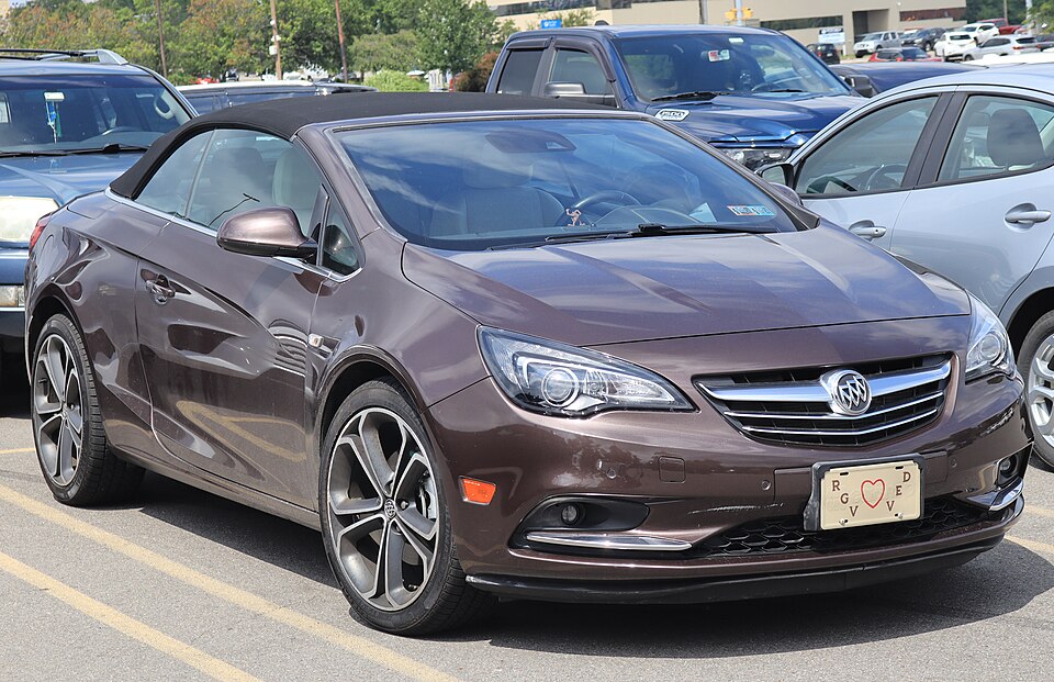 2016 Buick Cascada Premium in Toasted Coconut Metallic, front right, 08-16-2026
