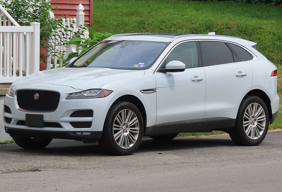 2018 Jaguar F-PACE Portfolio, front left, 06-14-2026