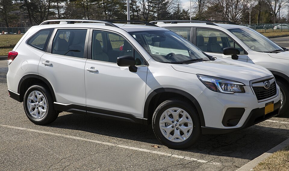 2020 Subaru Forester (base) in Crystal White, front right