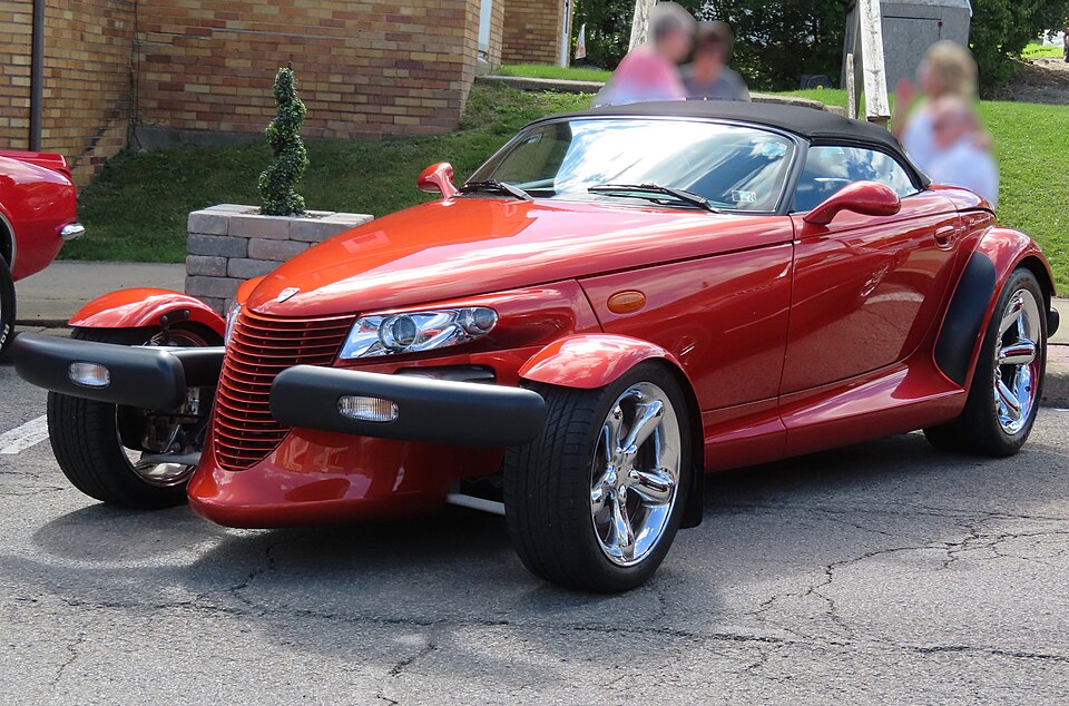 2001 Plymouth Prowler, front left, 09-30-2023