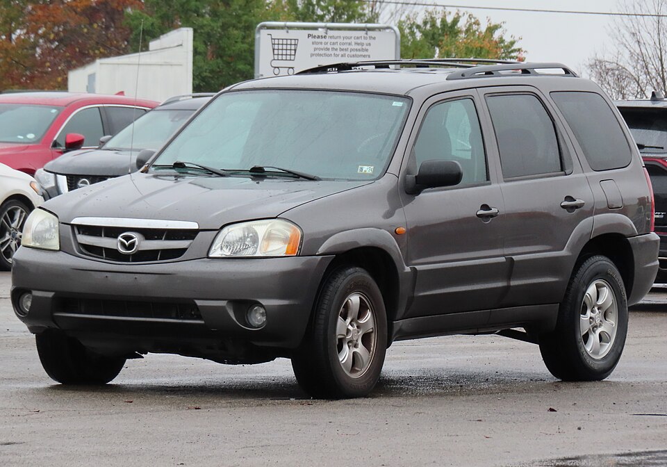 2004 Mazda Tribute LX-V6, front left, 10-29-2023