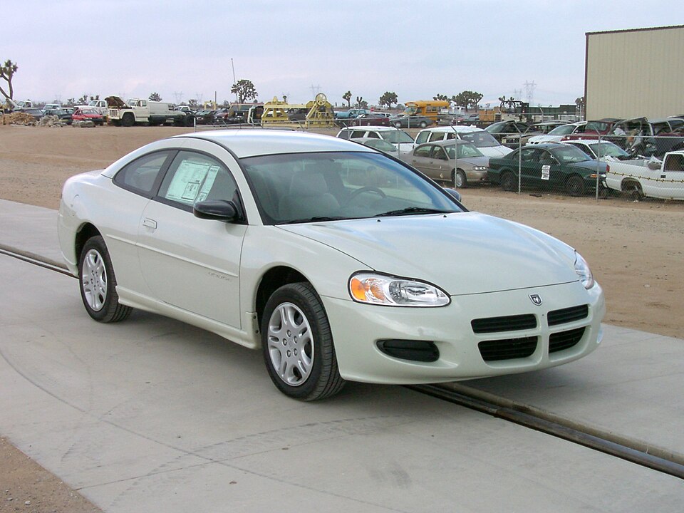 2001 Dodge Stratus SE coupe -- NHTSA 01