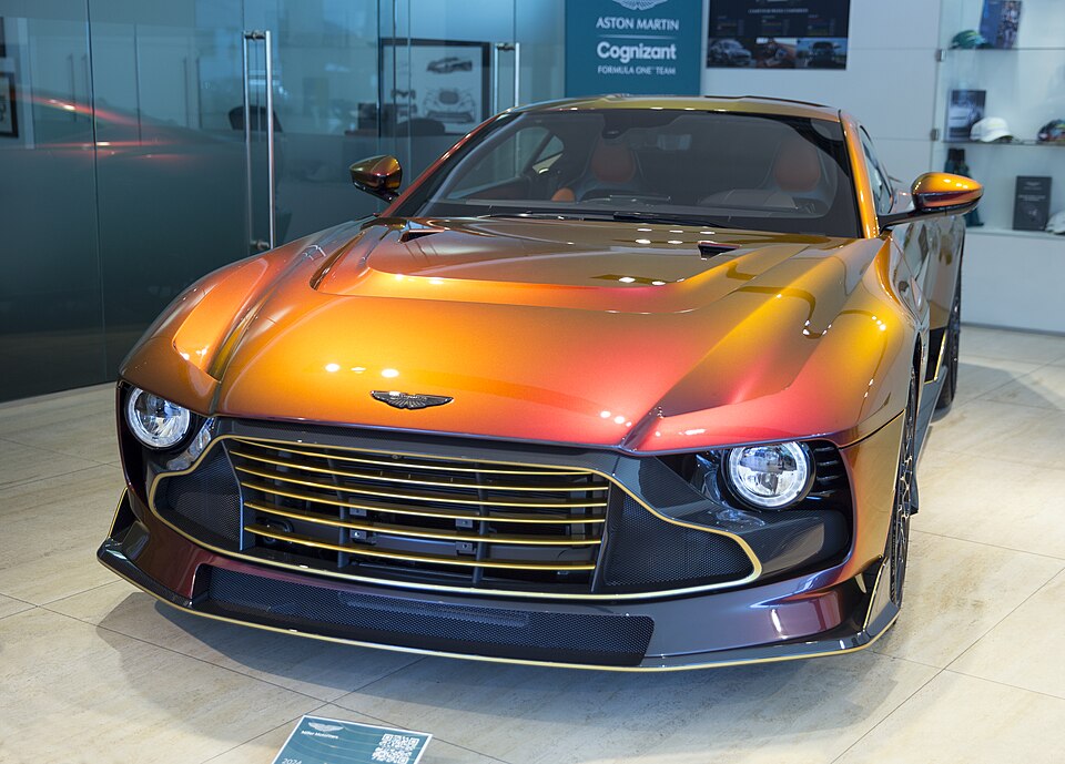 2024 Aston Martin Valour in Andromeda Red, front (Miller)