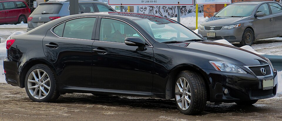 2011 Lexus IS 250 AWD in Obsidian, Front Right, 01-16-2023
