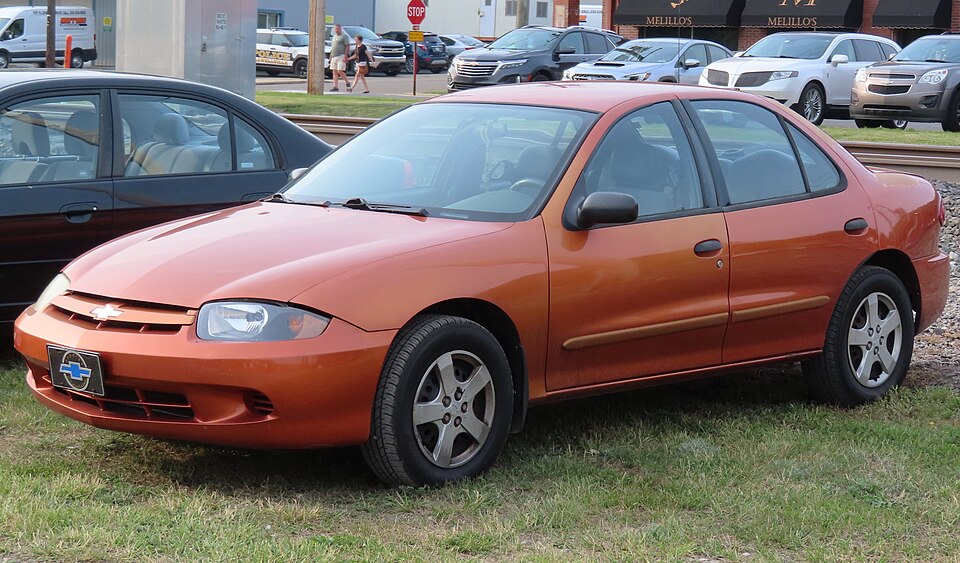 2004 Chevrolet Cavalier LS Sedan, front left, 06-19-2023