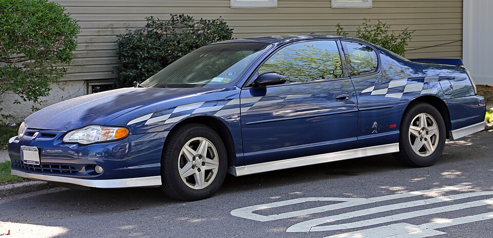 2003 Chevrolet Monte Carlo Pace Car edition front