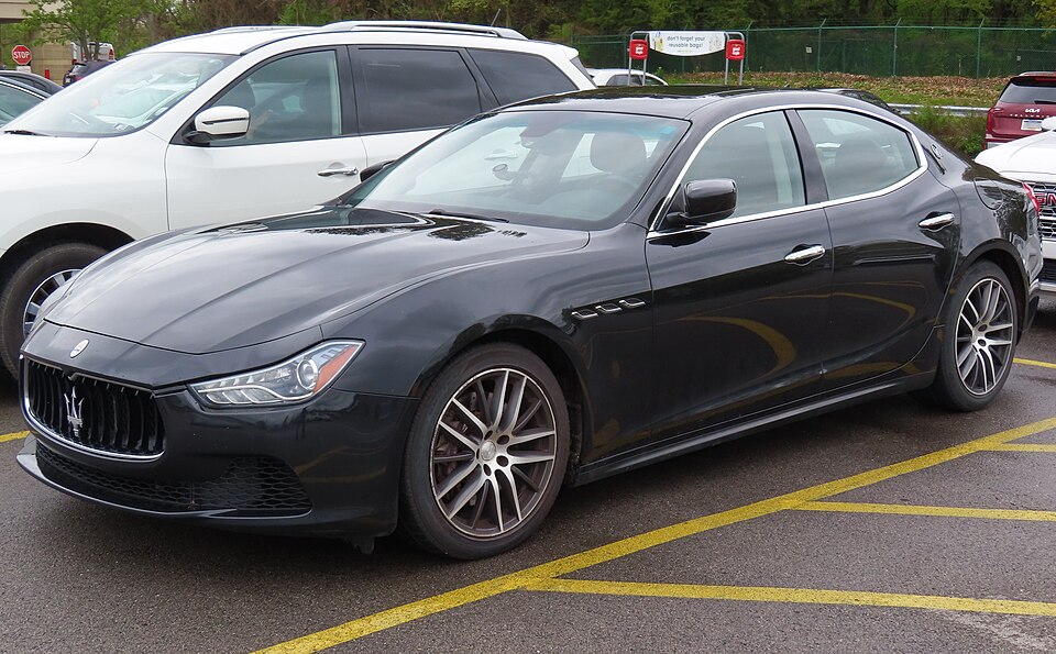 2015 Maserati Ghibli, front left, 05-07-2023