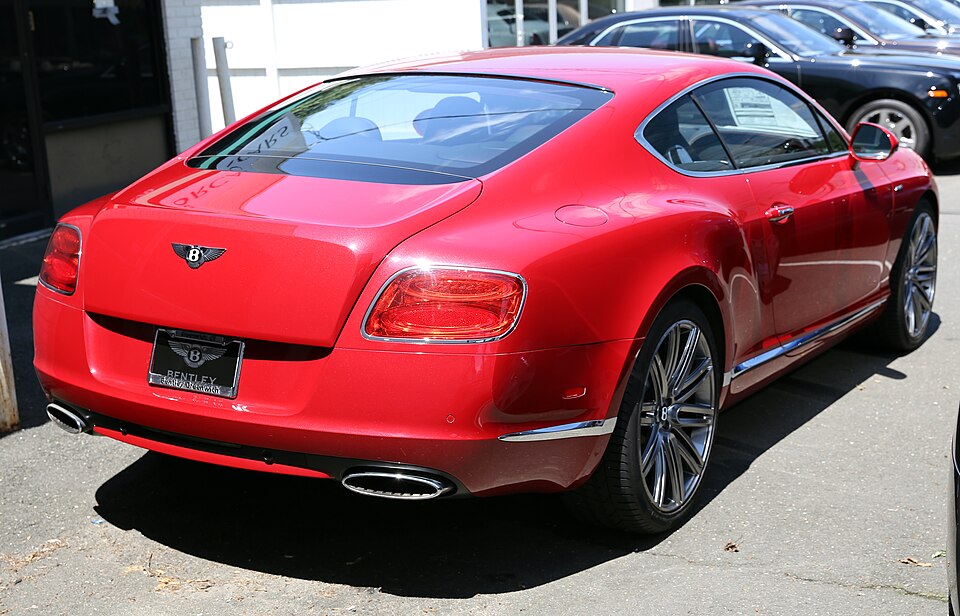 2013 Bentley Continental GT Speed, Dragon Red