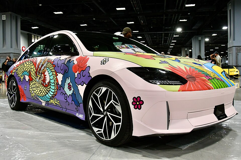 2024 Hyundai Ioniq 6 Painted by Luther Wright (53520032144)