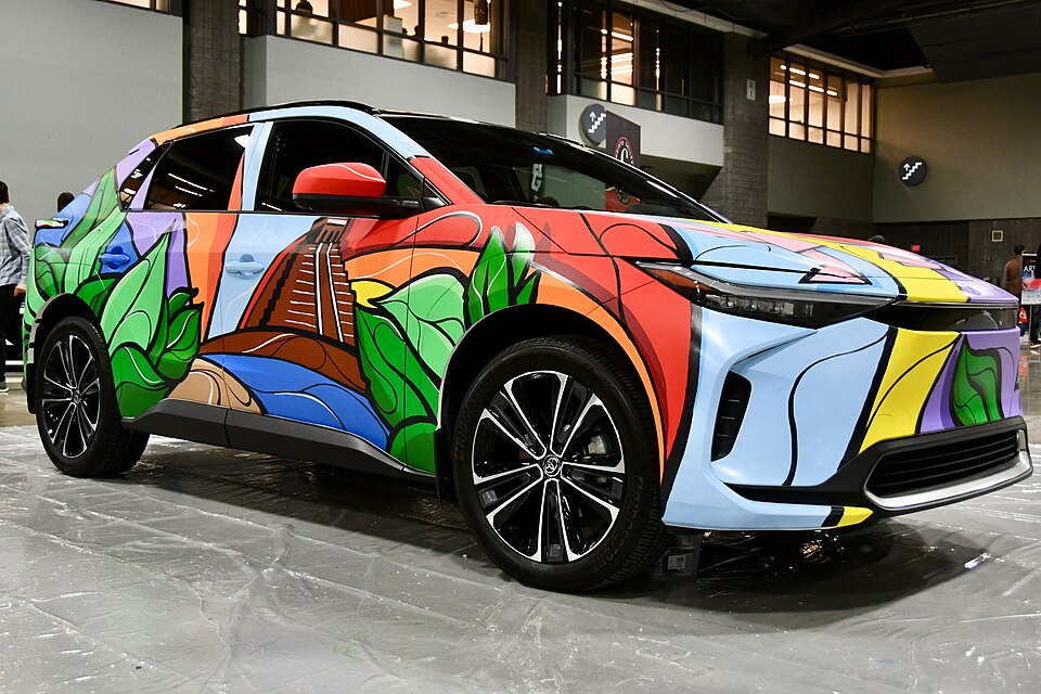 2024 Toyota bZ4X Painted by Corinto Gallery (53519714176)