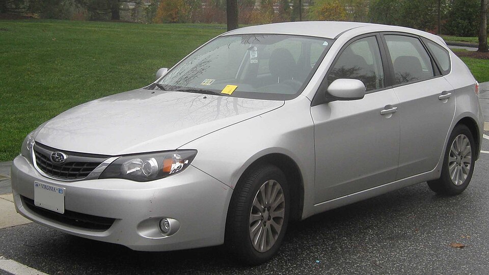 2008 Subaru Impreza 2.5i hatch front