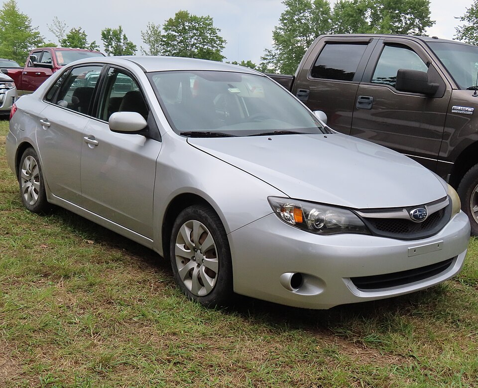 2009 Subaru Impreza 2.5i 4-door, front right, 08-03-2024
