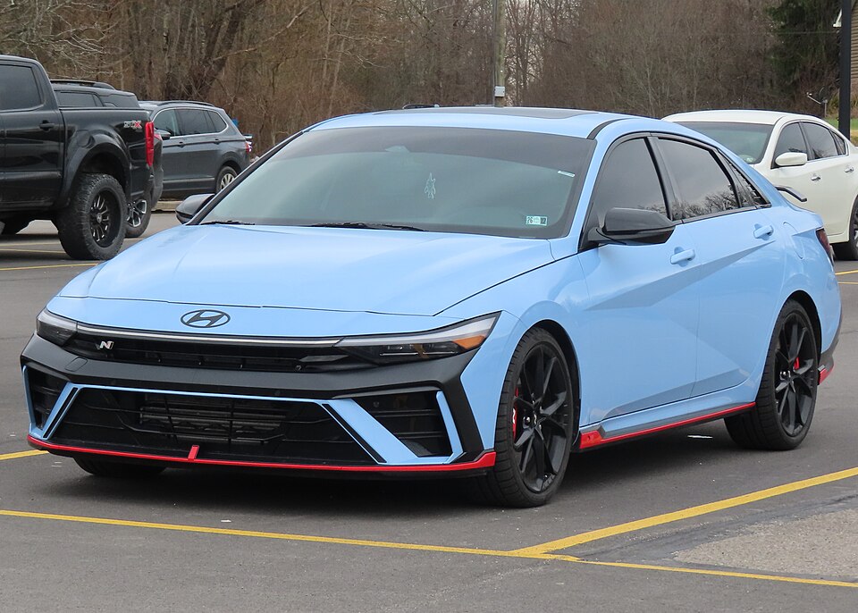 2025 Hyundai Elantra N, front left, 03-29-2026