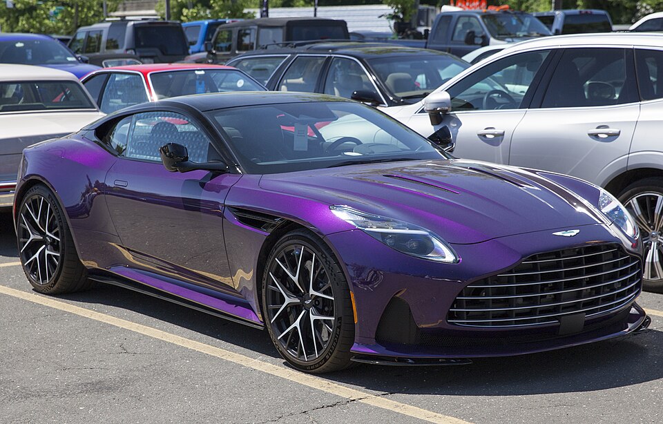2024 Aston Martin DB12 in Storm Purple, front right