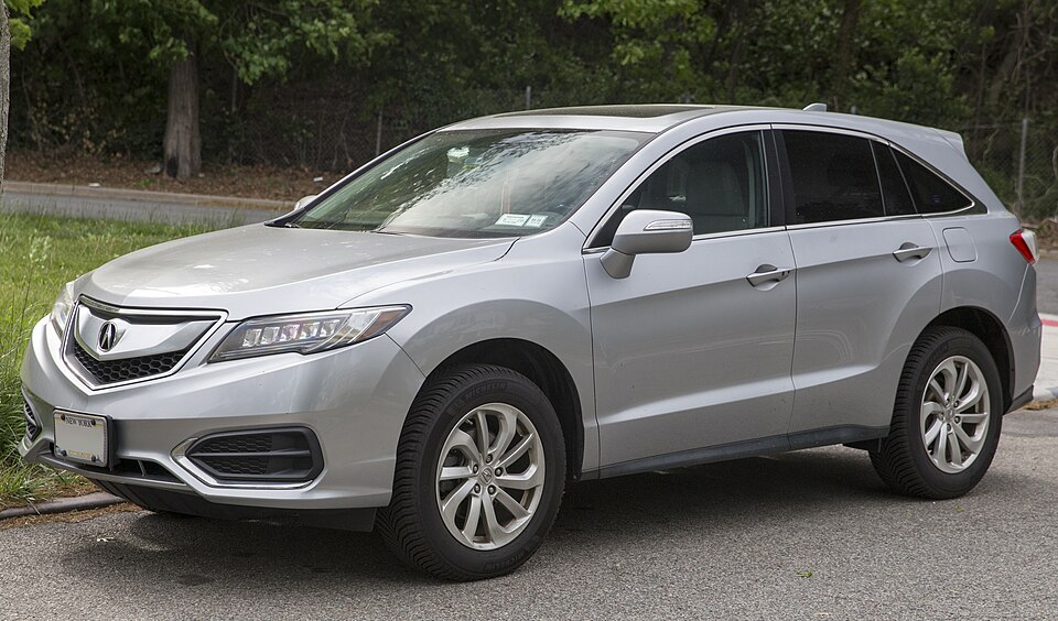 2018 Acura RDX in Lunar Silver Metallic, front left