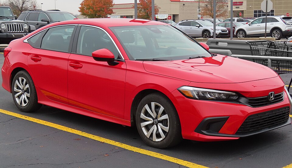 2022 Honda Civic LX Sedan, front right, 11-02-2022