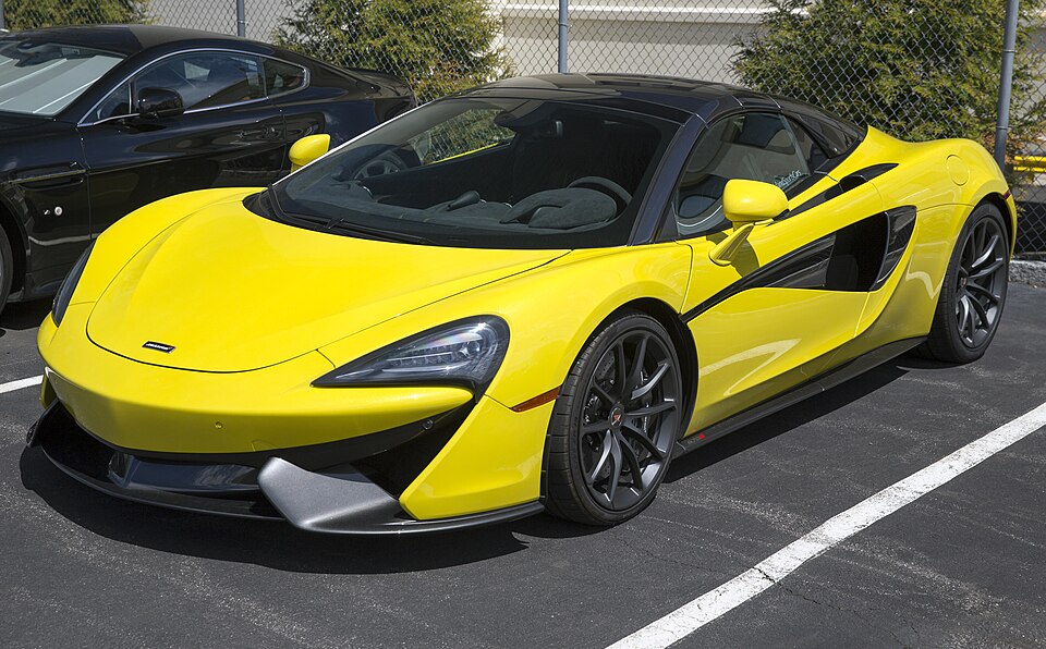 2018 McLaren 570S Spider, Sicilian Yellow