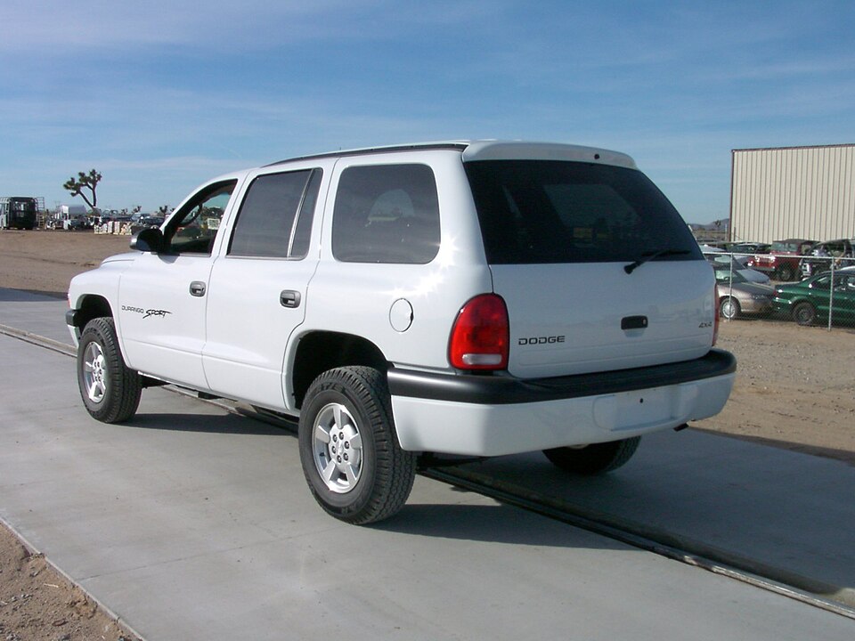 2001 Dodge Durango Sport -- NHTSA 02