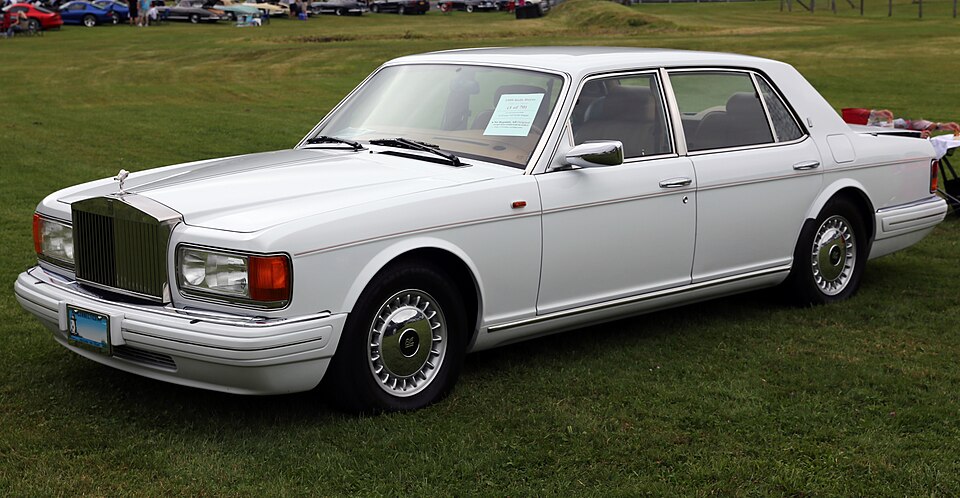 1999 Rolls-Royce Silver Spur, fL, Lime Rock, photographed in United States