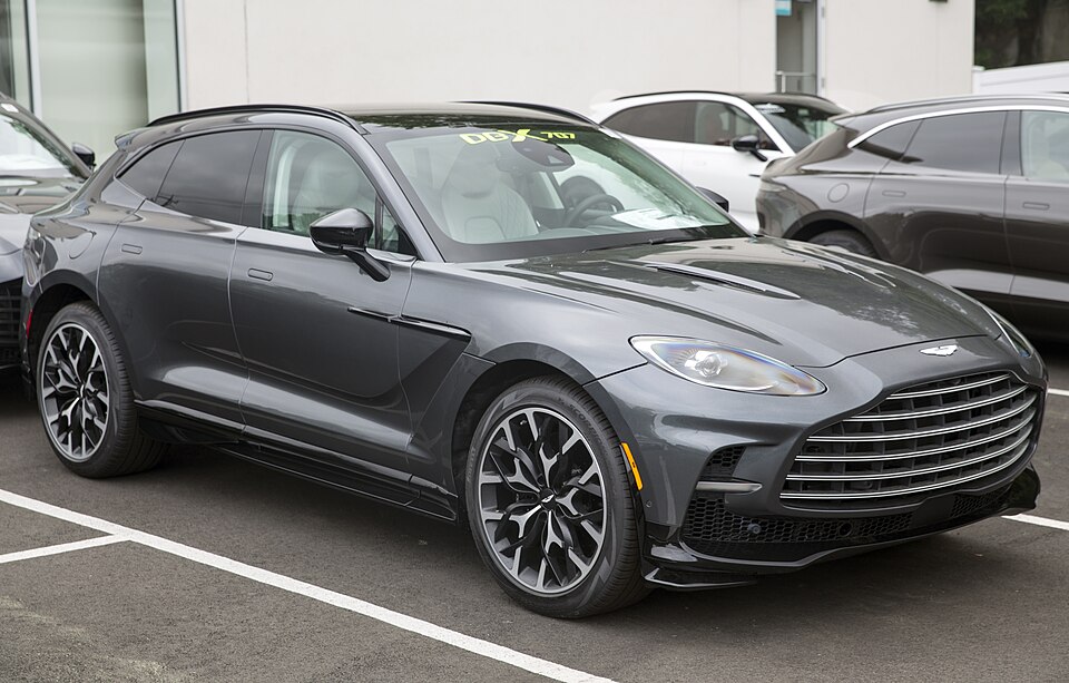2023 Aston Martin DBX 707 in Xenon Grey, front right