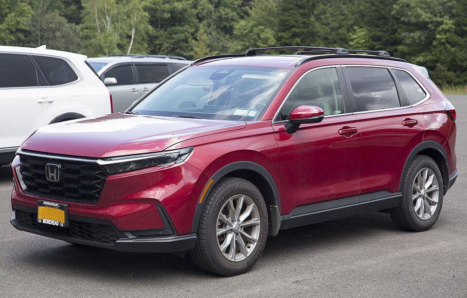 2023 Honda CR-V EX-L 4WD in Radiant Red Metallic, front left