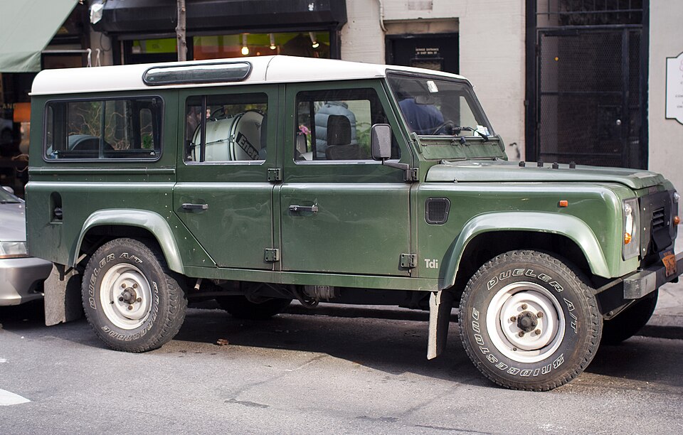 1997 Land Rover Defender bio-diesel, right side