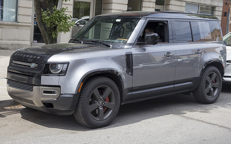 2020 Land Rover Defender 110 X being tested, front left