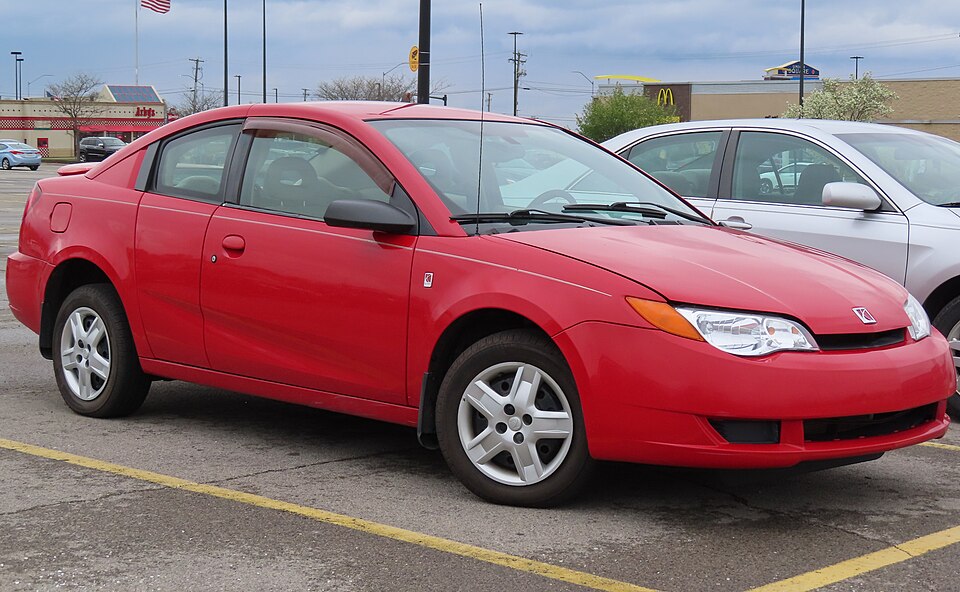 2006 Saturn ION•2 Quad Coupe, front right, 04-17-2023