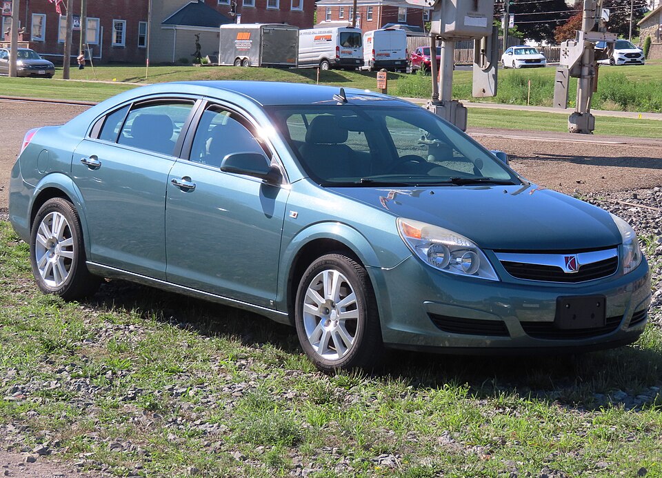 2009 Saturn Aura XR, front right, 07-01-2024