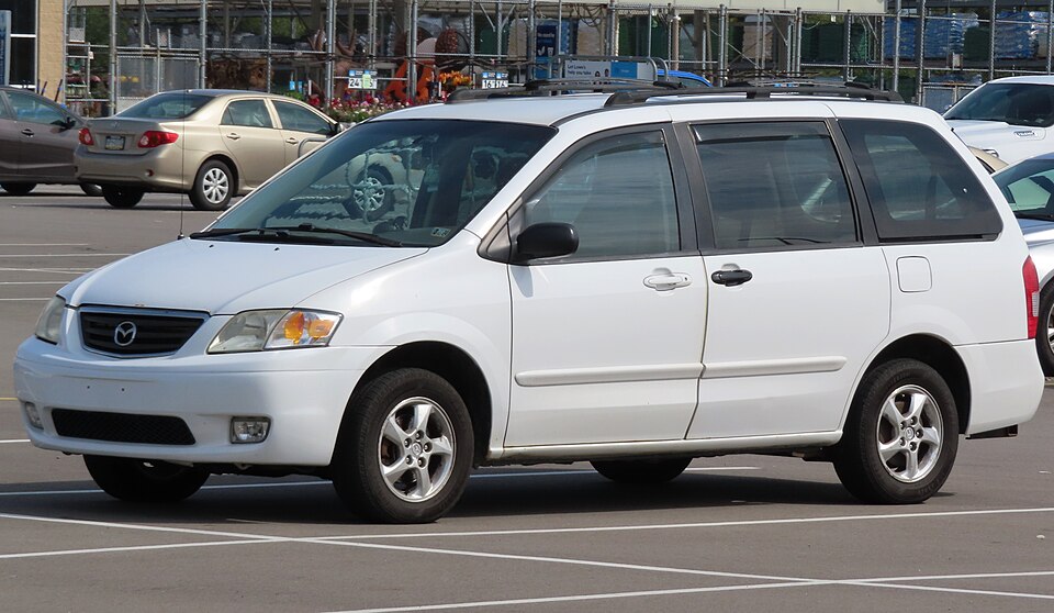 2002 Mazda MPV LX, front left, 09-10-2023