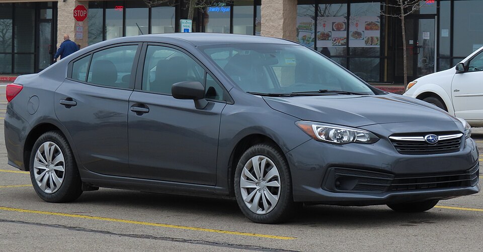 2020 Subaru Impreza Sedan, front right, 12-08-2022