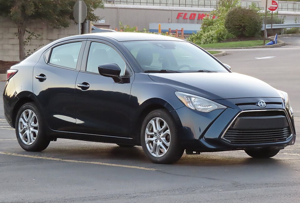 2016 Scion iA, front right, 09-02-2024