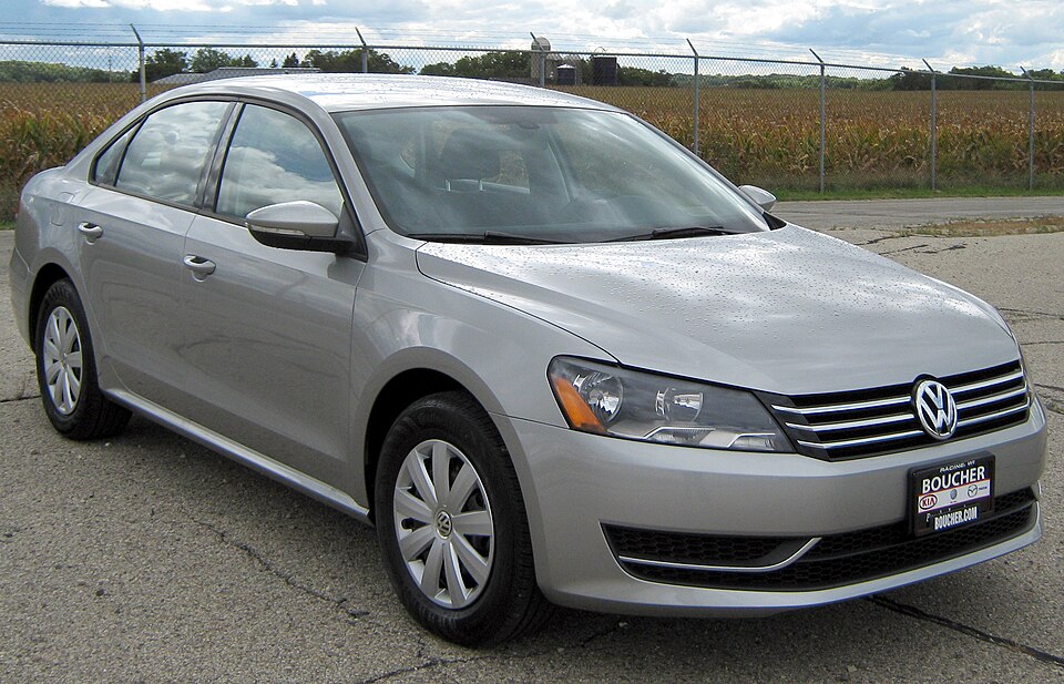 2012 Volkswagen Passat -- NHTSA 1