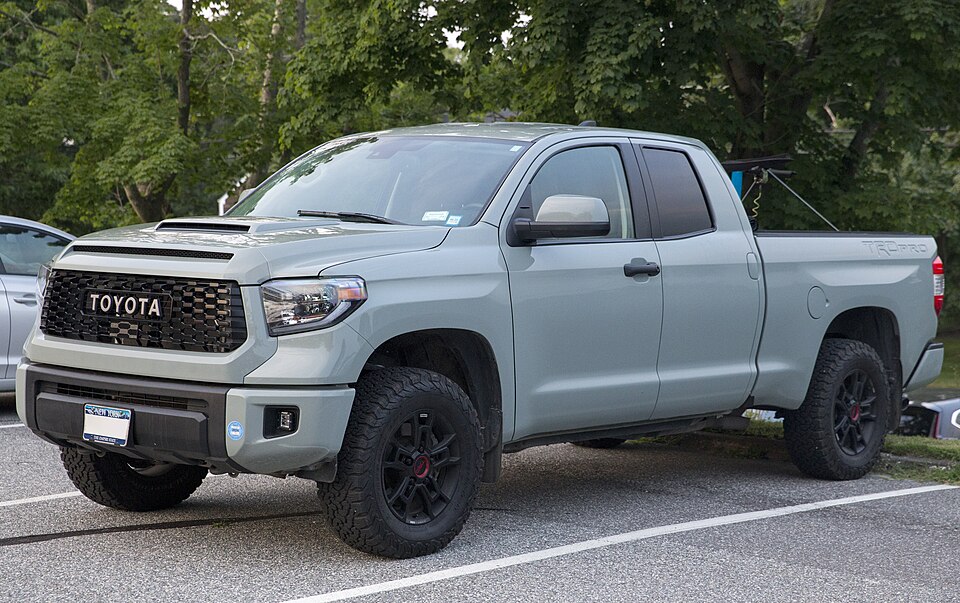 2021 Toyota Tundra SR5 Pro Double Cab in Lunar Rock, front left