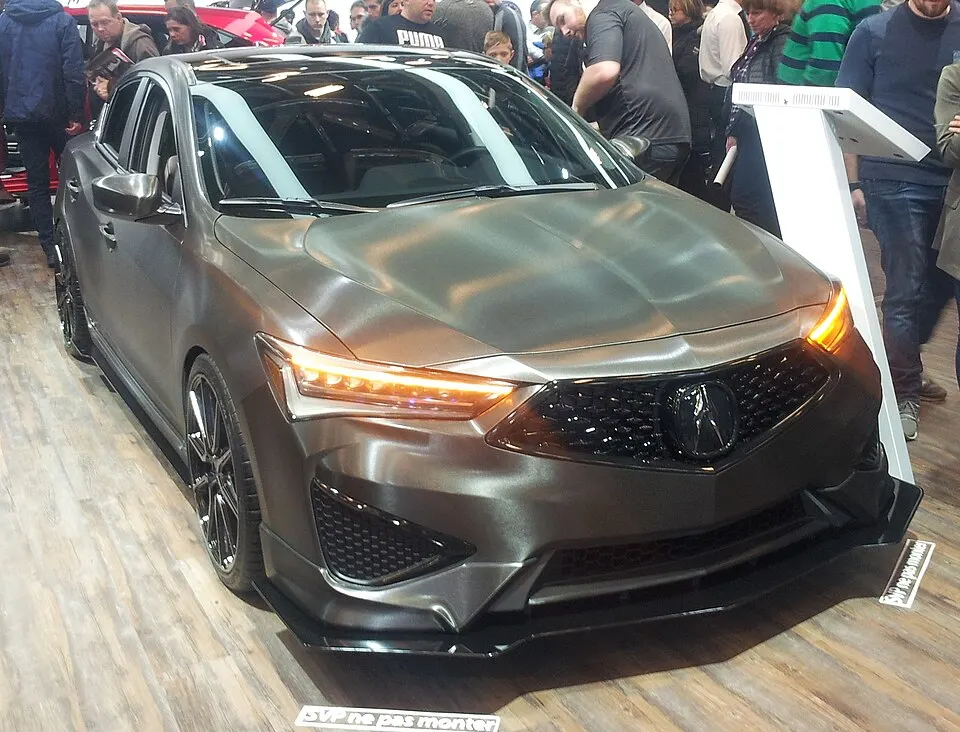 2020 Acura ILX au SIAM 2020, photographed in Canada