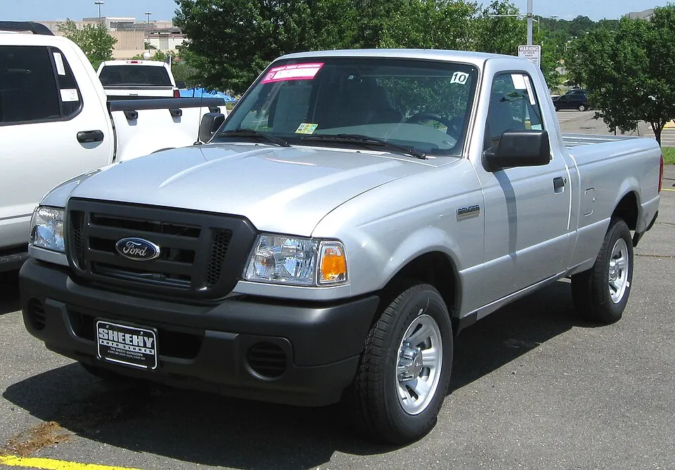 2009 Ford Ranger XLT regular cab, photographed in United States