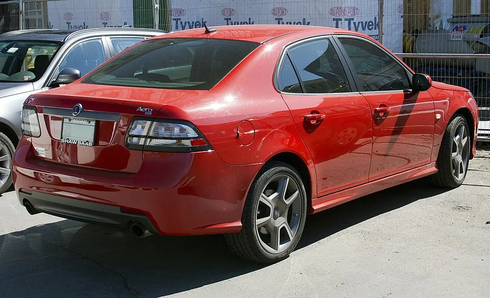 2011 Saab 9-3 Aero XWD, photographed in United States