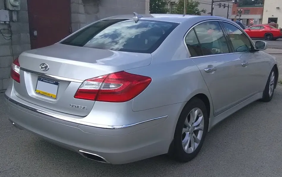 2012 Hyundai Genesis, photographed in United States