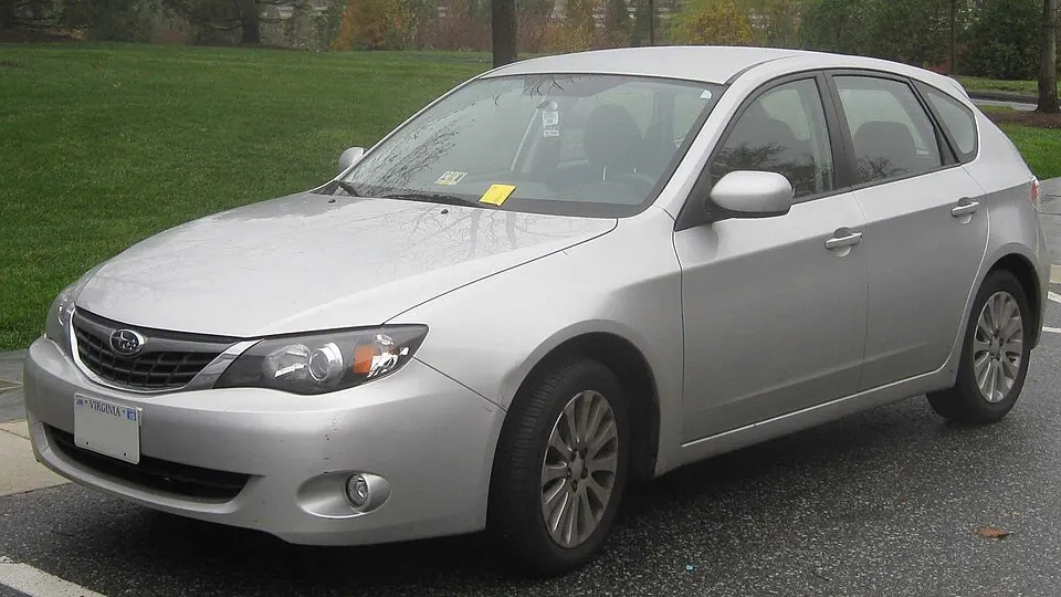 2008 Subaru Impreza 2.5i hatch front, photographed in United States