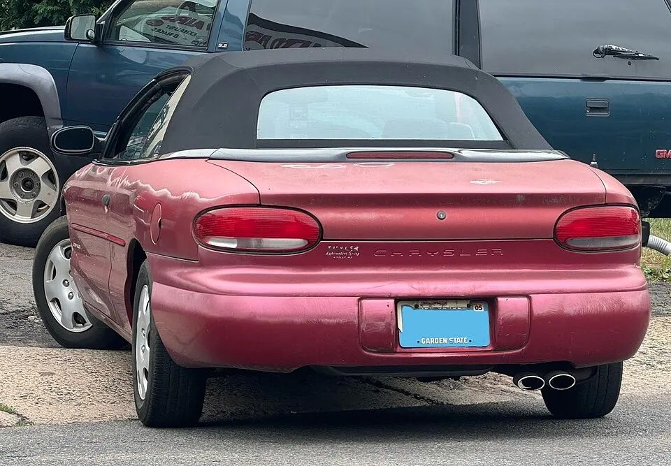 1998 Chrysler Sebring Convertible JX 2.5L, photographed in United States