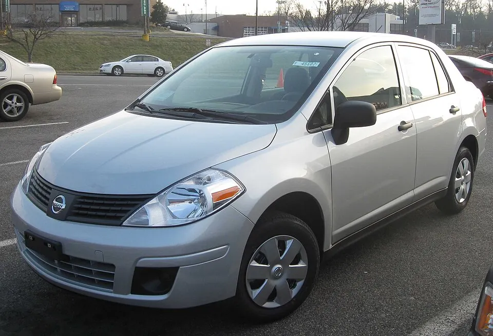 2009 Nissan Versa 1.6, photographed in United States