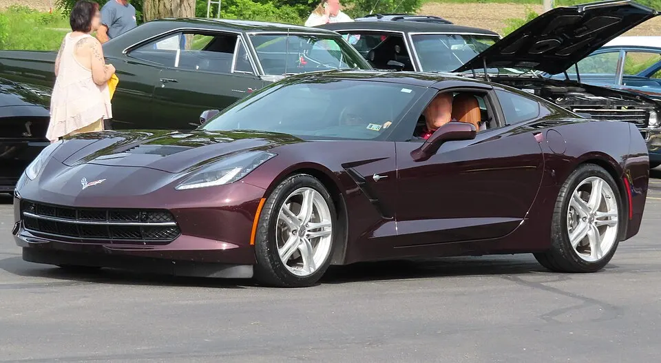 2017 Chevrolet Corvette Stingray, front left, 06-01-2024, photographed in United States