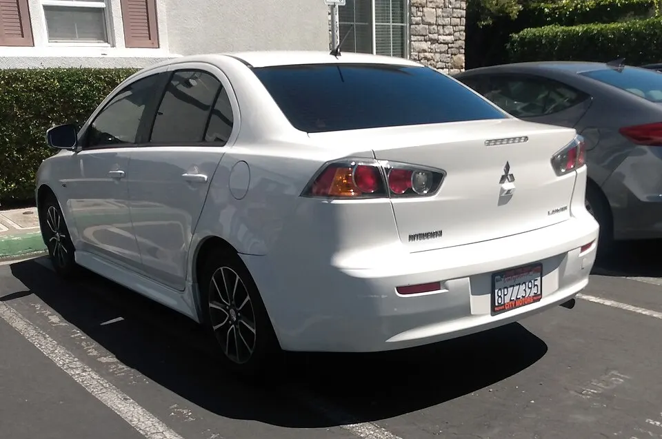 2017 Mitsubishi Lancer sedan, photographed in United States