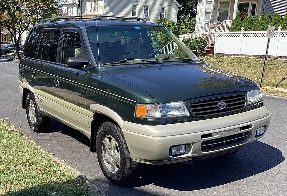 1998 Mazda MPV All Sport 4WD (cropped), photographed in United States