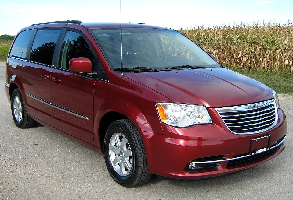2012 Chrysler Town & Country Touring-- NHTSA, photographed in United States